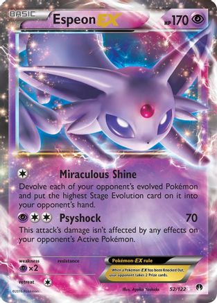 Espeon EX (52/122) - [XY: BREAKpoint] Holofoil Pokemon Single Pokémon