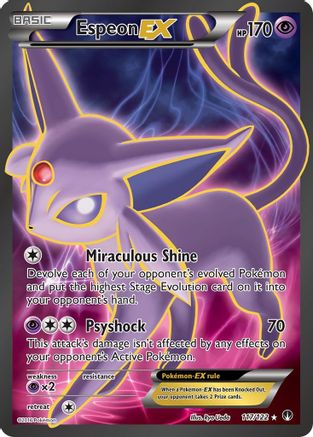 Espeon EX (Full Art) (117/122) Holofoil [XY: BREAKpoint] Pokemon Single Pokémon