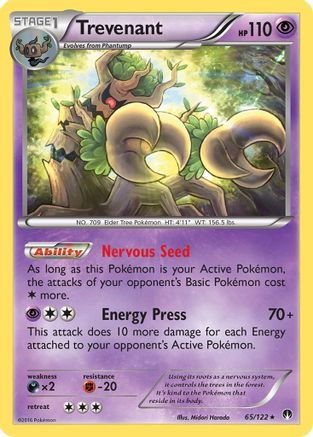 Trevenant (/122) Reverse Holofoil [XY: BREAKpoint] Pokemon Single Pokémon