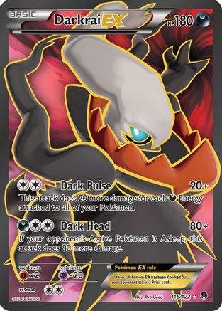 Darkrai EX (Full Art) (118/122) Holofoil [XY: BREAKpoint] Pokemon Single Pokémon