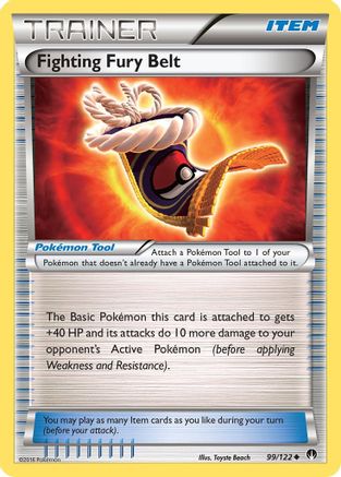 Fighting Fury Belt (99/122) [XY: BREAKpoint] Pokemon Single Pokémon