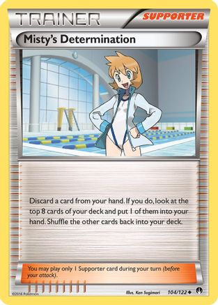 Misty's Determination (104/122) [XY: BREAKpoint] Pokemon Single Pokémon