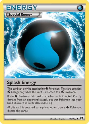 Splash Energy (113/122) [XY: BREAKpoint] Pokemon Single Pokémon