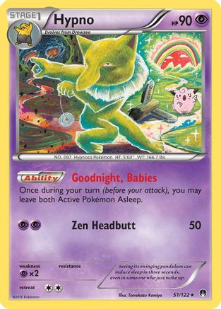 Hypno (51/122) [XY: BREAKpoint] Pokemon Single Pokémon
