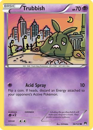 Trubbish (56/122) [XY: BREAKpoint] Pokemon Single Pokémon