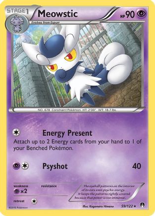 Meowstic (59/122) [XY: BREAKpoint] Pokemon Single Pokémon