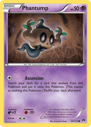 Phantump (64/122) [XY: BREAKpoint] Pokemon Single Pokémon