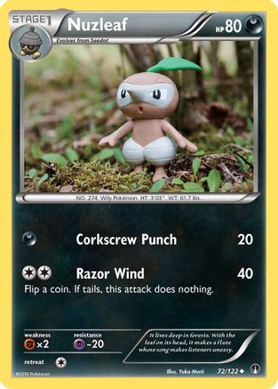 Nuzleaf (72/122) [XY: BREAKpoint] Pokemon Single Pokémon