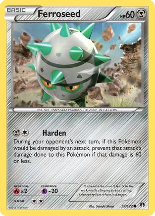 Ferroseed (/122) [XY: BREAKpoint] Pokemon Single Pokémon