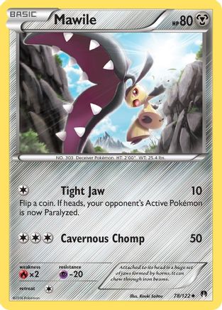 Mawile (/122) Reverse Holofoil [XY: BREAKpoint] Pokemon Single Pokémon