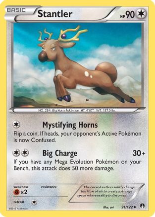 Stantler (/122) Reverse Holofoil [XY: BREAKpoint] Pokemon Single Pokémon