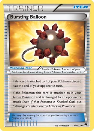 Bursting Balloon (97/122) [XY: BREAKpoint] Pokemon Single Pokémon