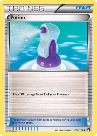 Potion (/122) Reverse Holofoil [XY: BREAKpoint] Pokemon Single Pokémon