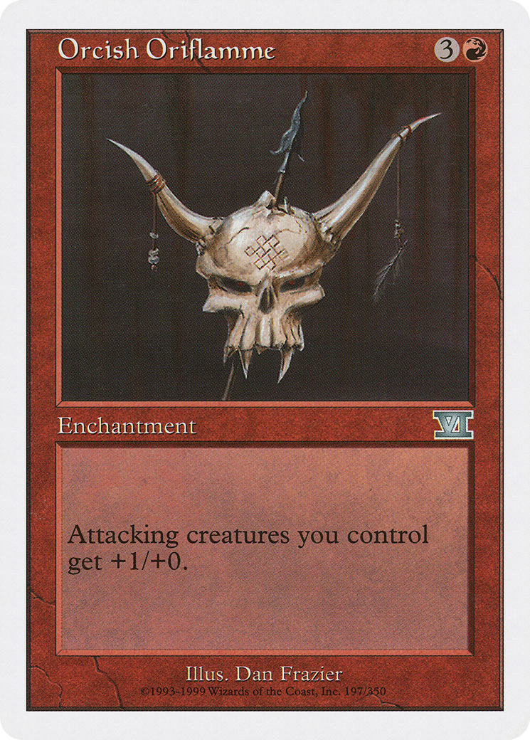Orcish Oriflamme (6ED-197) [Classic Sixth Edition] MTG Single Wizards of the Coast