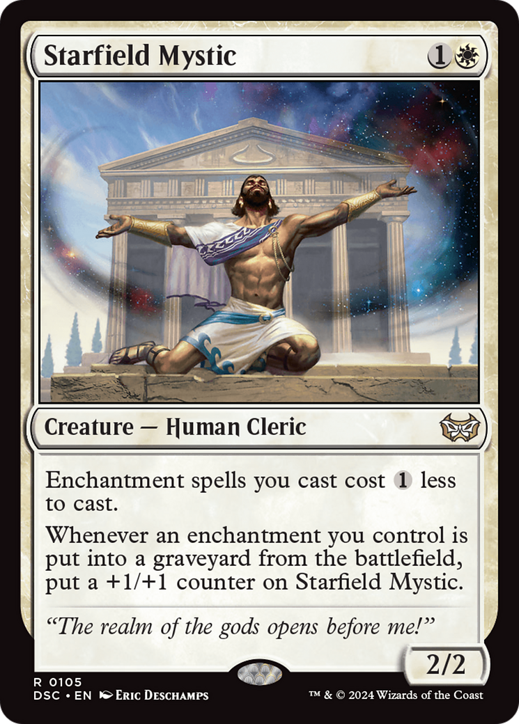 Starfield Mystic (DSC-105) [Duskmourn: House of Horror Commander] MTG Single Wizards of the Coast
