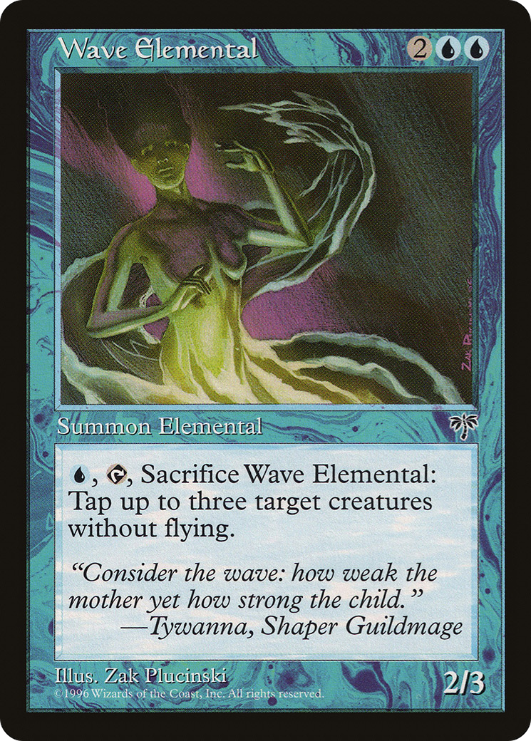 Wave Elemental (MIR-) [Mirage] MTG Single Wizards of the Coast