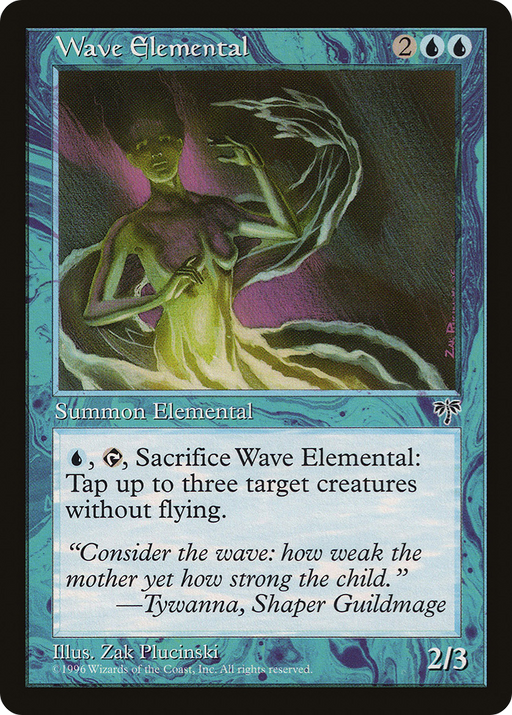 Wave Elemental (MIR-) [Mirage] MTG Single Wizards of the Coast