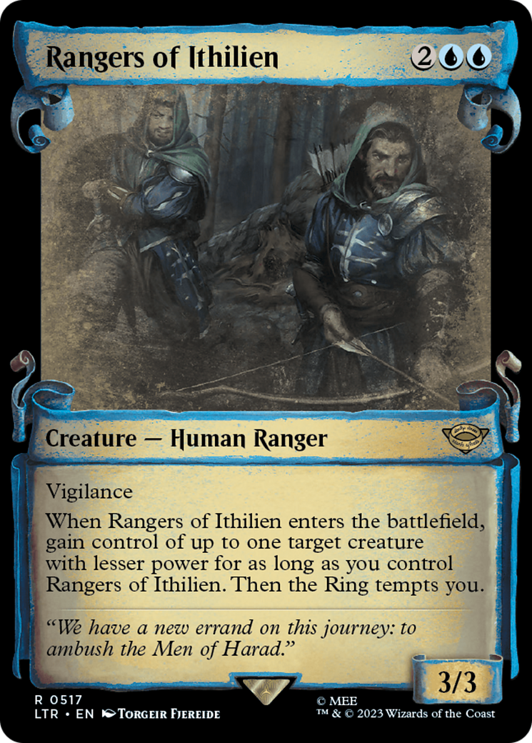 Rangers of Ithilien (LTR-517) [The Lord of the Rings: Tales of Middle-earth] (Showcase) MTG Single Wizards of the Coast