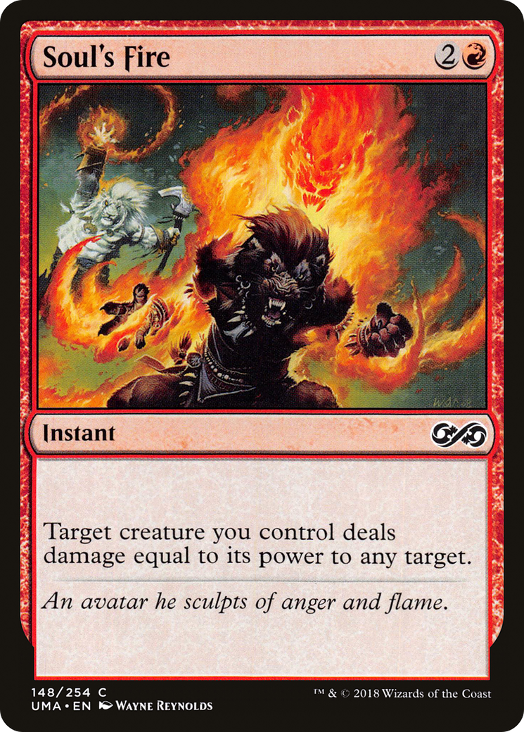 Soul's Fire (UMA-148) [Ultimate Masters] Foil MTG Single Wizards of the Coast