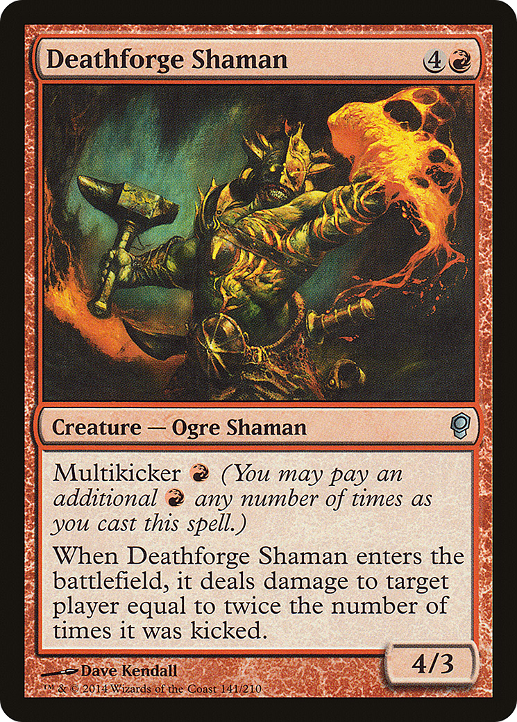 Deathforge Shaman (CNS-141) [Conspiracy] MTG Single Wizards of the Coast