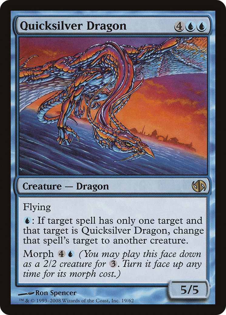 Quicksilver Dragon (DD2-019) [Misc] Duel Decks: Jace vs. Chandra MTG Single Wizards of the Coast