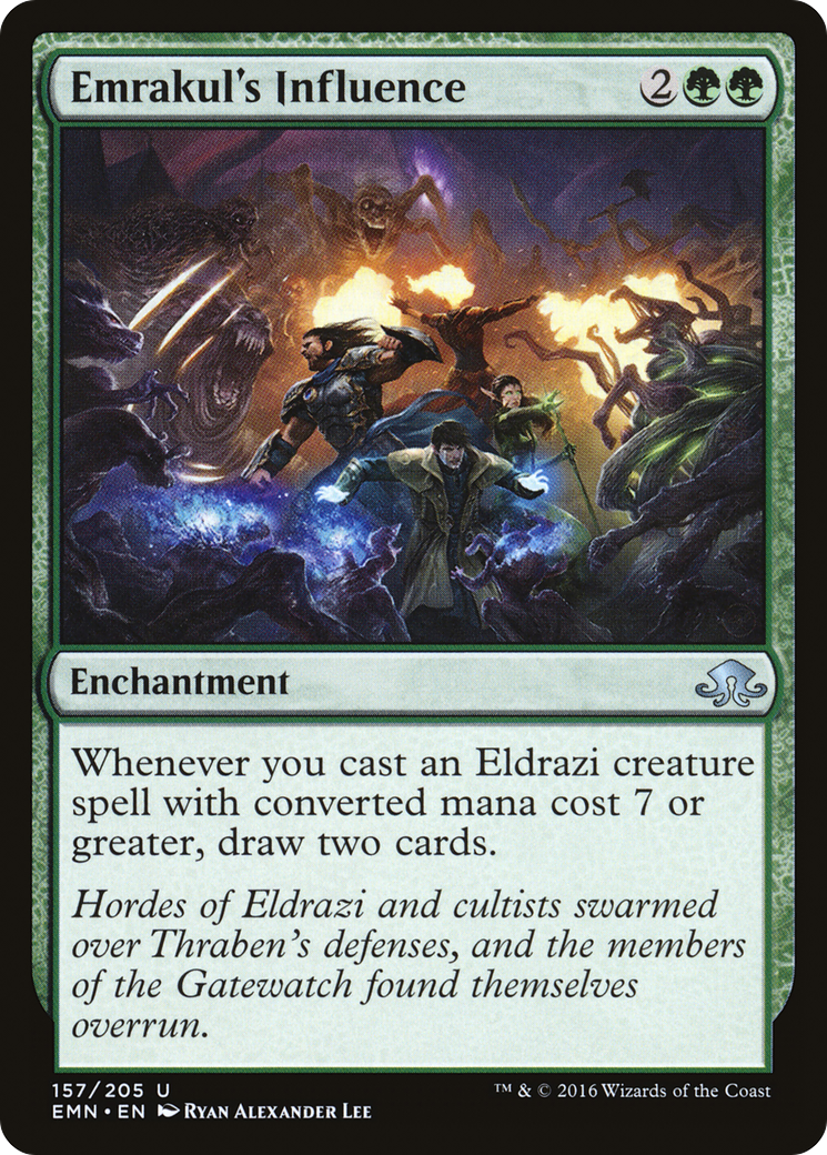 Emrakul's Influence (EMN-157) [Eldritch Moon] MTG Single Wizards of the Coast