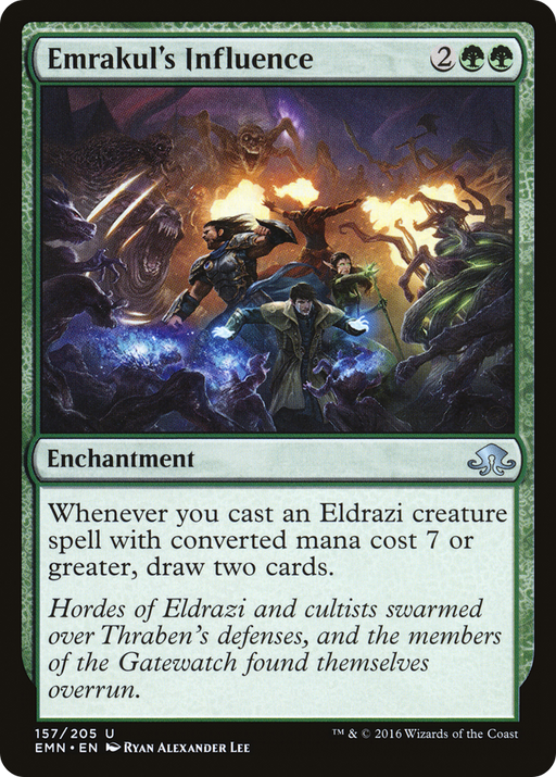 Emrakul's Influence (EMN-157) [Eldritch Moon] MTG Single Wizards of the Coast