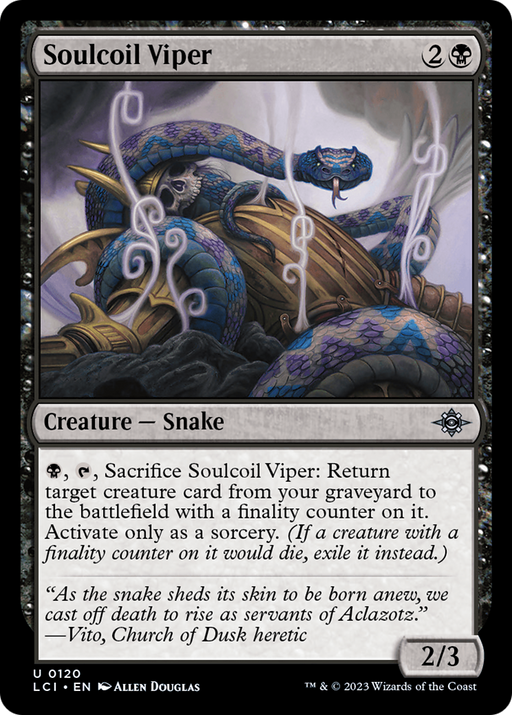 Soulcoil Viper (LCI-120) [The Lost Caverns of Ixalan] MTG Single Wizards of the Coast