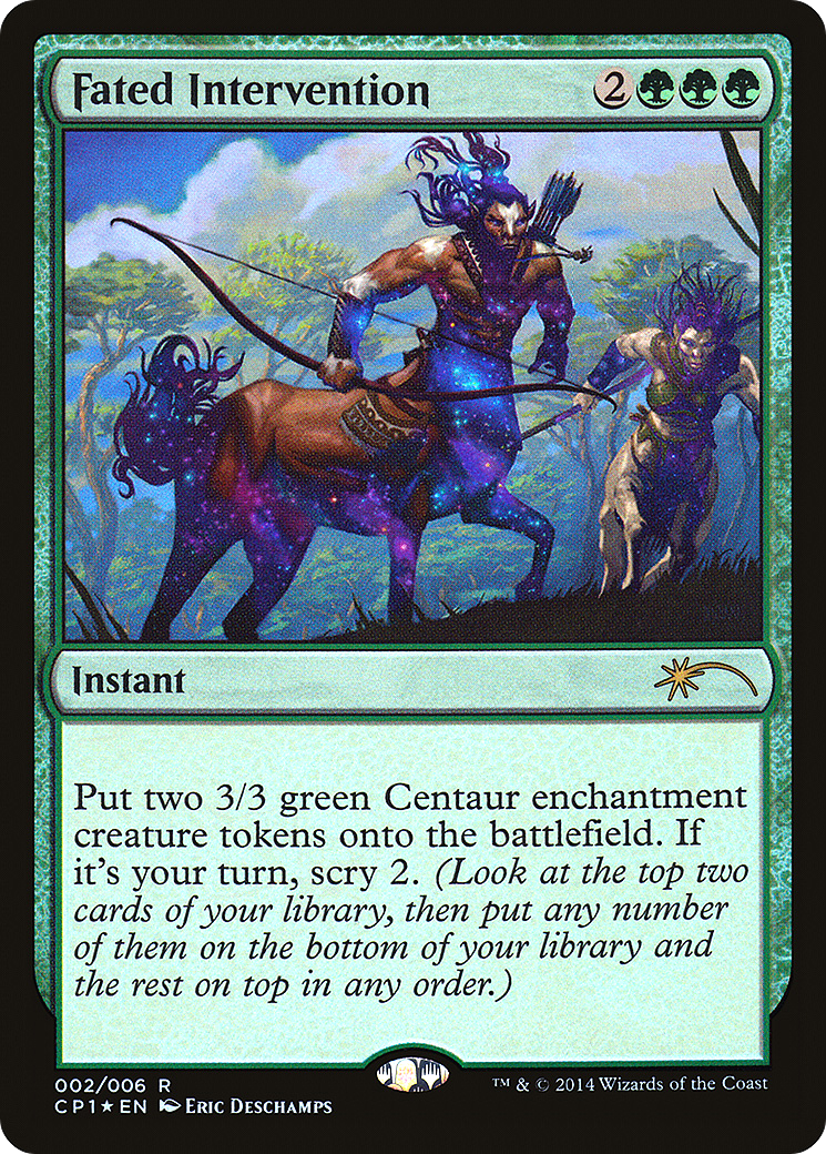 Fated Intervention (UMP-002) [Magic 2015 Clash Pack] Foil MTG Single Wizards of the Coast