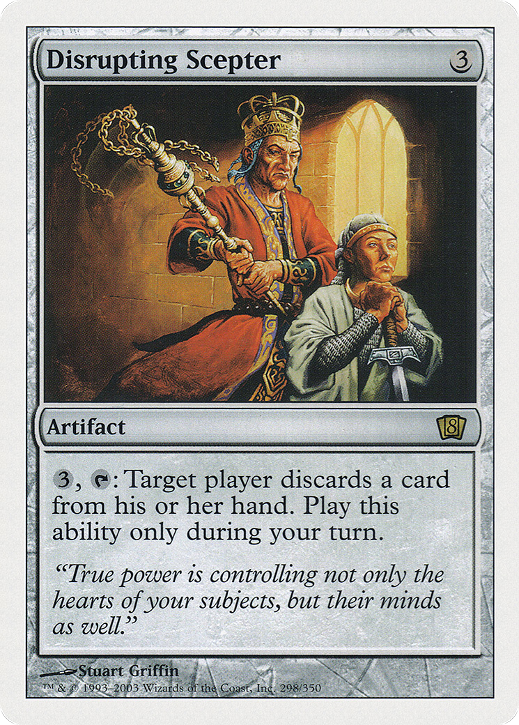 Disrupting Scepter (8ED-298) [8th Edition] MTG Single Wizards of the Coast