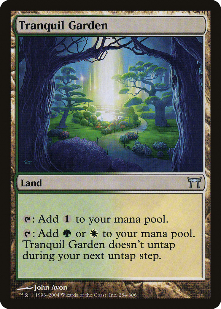 Tranquil Garden (CHK-284) [Champions of Kamigawa] MTG Single Wizards of the Coast
