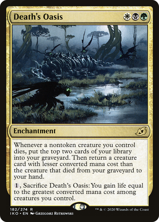 Death's Oasis (IKO-182) [Ikoria: Lair of Behemoths] MTG Single Wizards of the Coast
