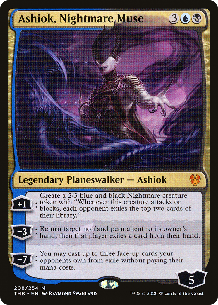 Ashiok, Nightmare Muse (THB-208) [Theros Beyond Death] MTG Single Wizards of the Coast