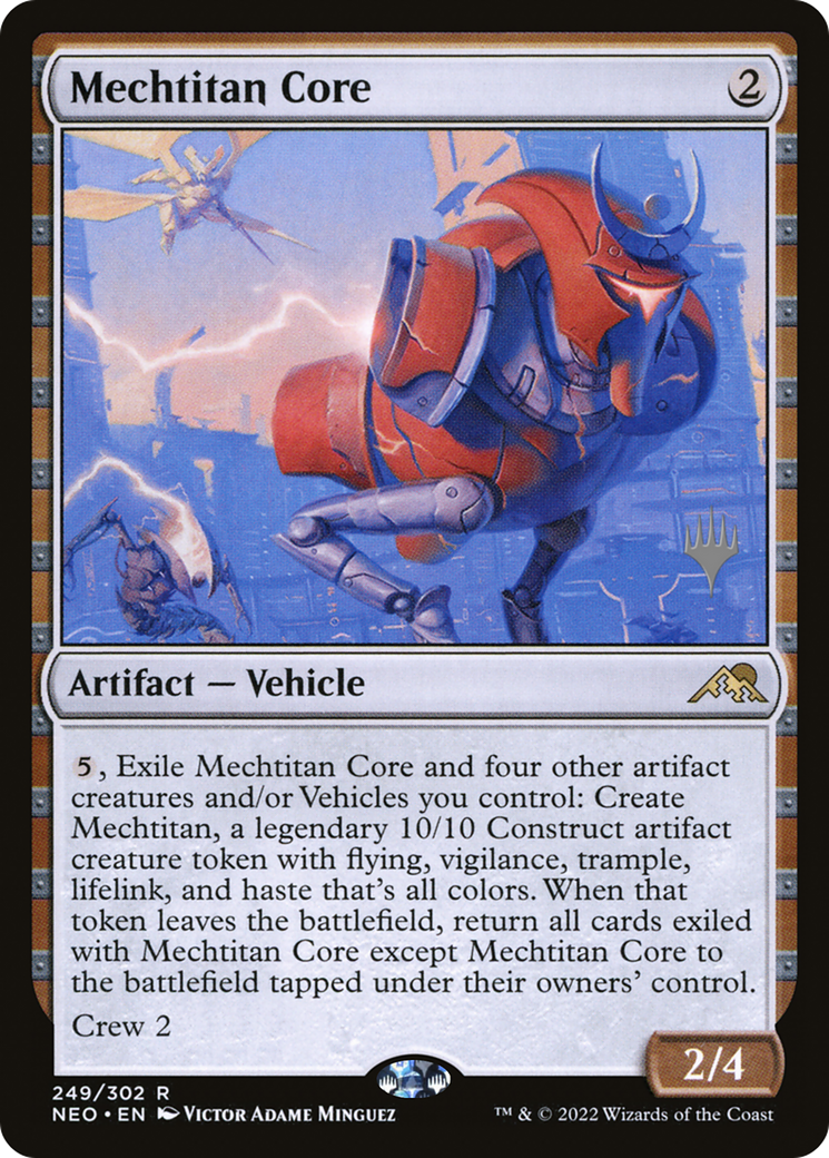 Mechtitan Core (PPNEO-249) [Kamigawa: Neon Dynasty Promos] Foil MTG Single Wizards of the Coast