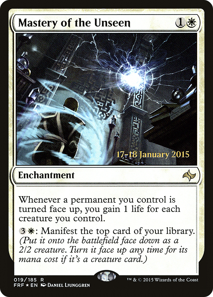 Mastery of the Unseen (PRE-019) [Fate Reforged Promos] Foil MTG Single Wizards of the Coast