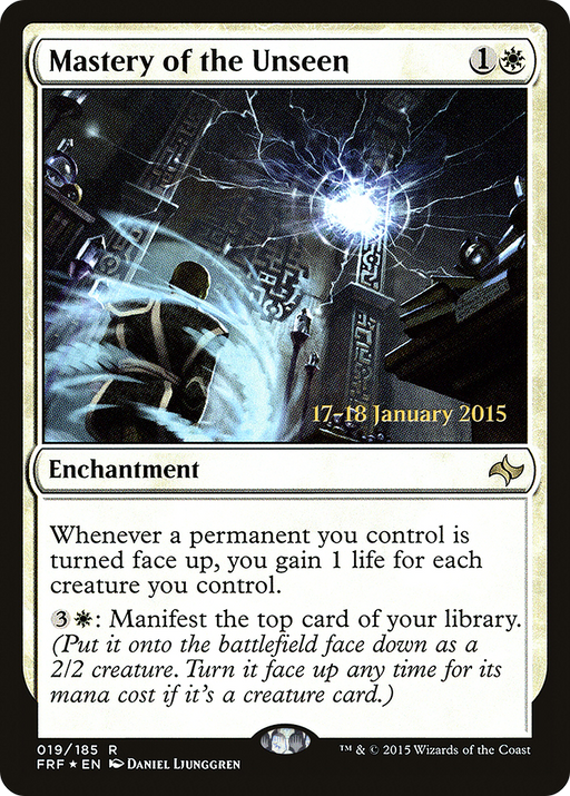 Mastery of the Unseen (PRE-019) [Fate Reforged Promos] Foil MTG Single Wizards of the Coast