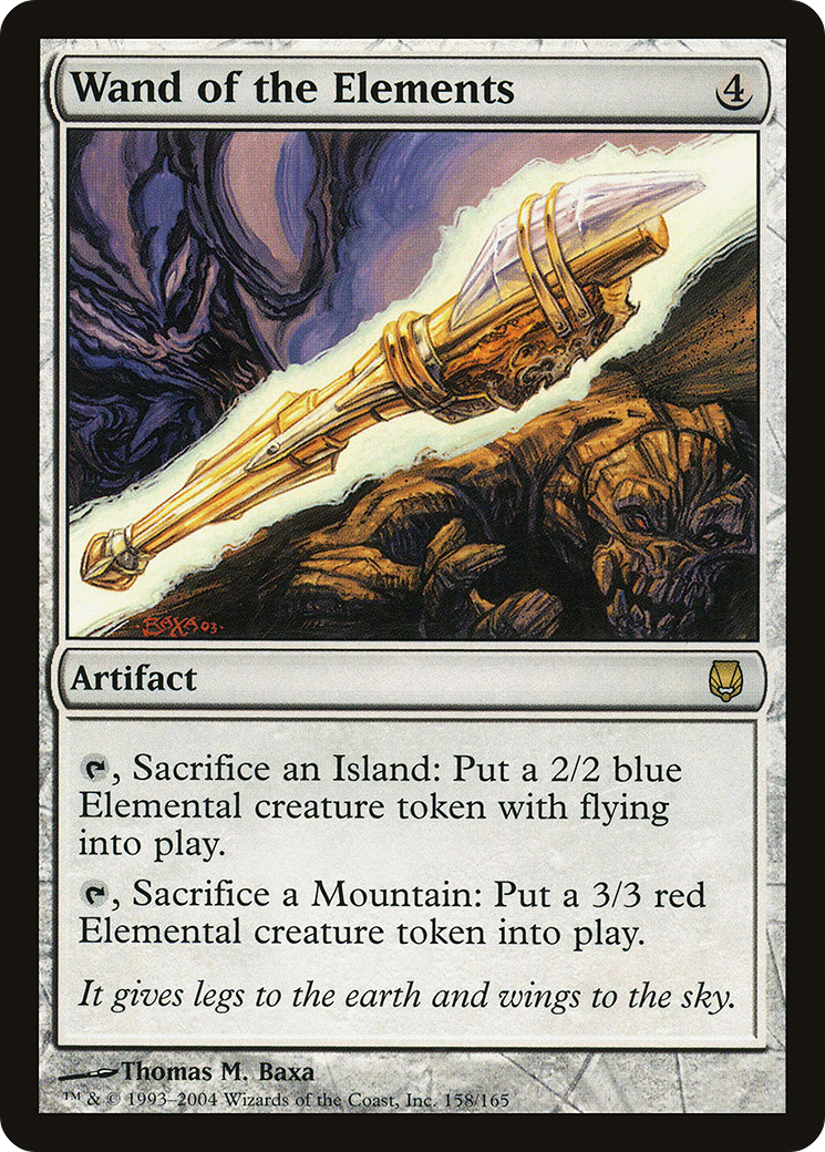Wand of the Elements (DST-158) [Darksteel] MTG Single Wizards of the Coast