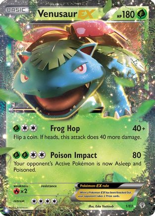 Venusaur EX (1/83) Holofoil [XY: Generations] Pokemon Single Pokémon