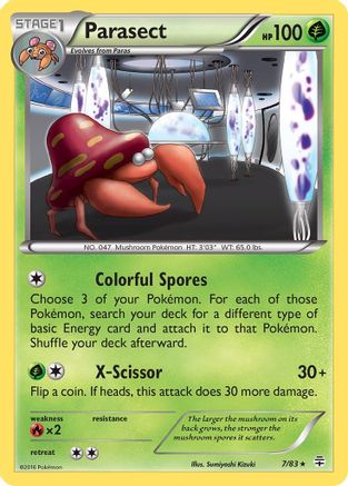 Parasect (/83) [XY: Generations] Pokemon Single Pokémon