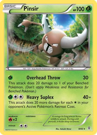 Pinsir (/83) [XY: Generations] Pokemon Single Pokémon