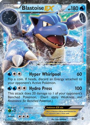 Blastoise EX (17/83) Holofoil [XY: Generations] Pokemon Single Pokémon