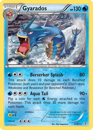 Gyarados (23/83) Reverse Holofoil [XY: Generations] Pokemon Single Pokémon