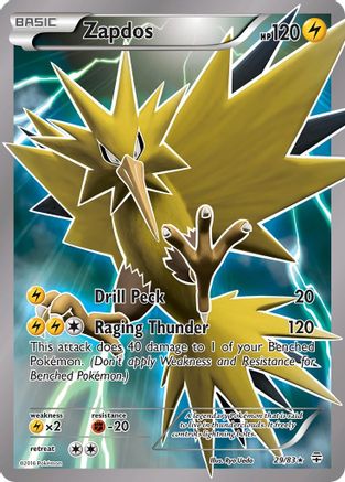 Zapdos (29/83) Holofoil [XY: Generations] Pokemon Single Pokémon