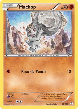 Machop (40/83) [XY: Generations] Pokemon Single Pokémon