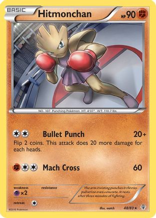 Hitmonchan (48/83) [XY: Generations] Pokemon Single Pokémon