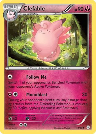 Clefable (51/83) [XY: Generations] Pokemon Single Pokémon