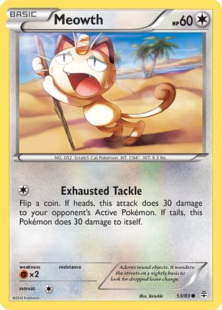 Meowth (53/83) [XY: Generations] Pokemon Single Pokémon