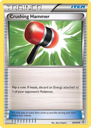 Crushing Hammer (/83) Reverse Holofoil [XY: Generations] Pokemon Single Pokémon