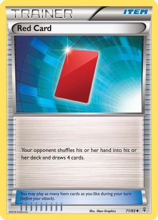 Red Card (71/83) [XY: Generations] Pokemon Single Pokémon