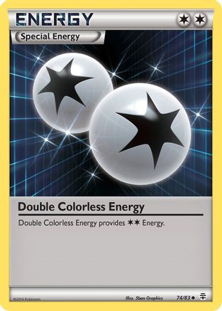 Double Colorless Energy (74/83) Reverse Holofoil [XY: Generations] Pokemon Single Pokémon